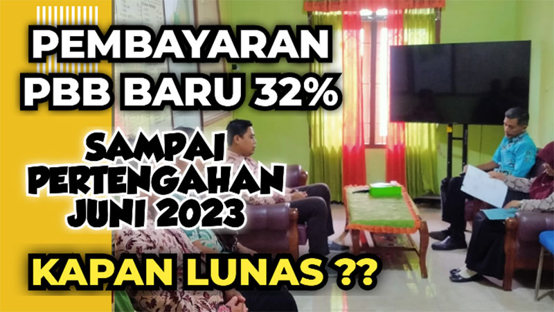 PEMDES SADANG BERKOMITMEN LUNAS PBB PADA AKHIR JULI 2023